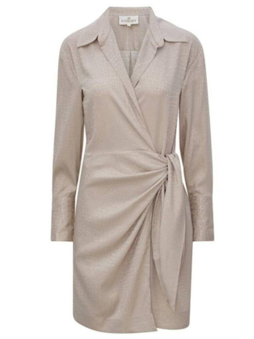Karmamia's Ivy Wrap Dress in Snake Jacquered Size S - NWT